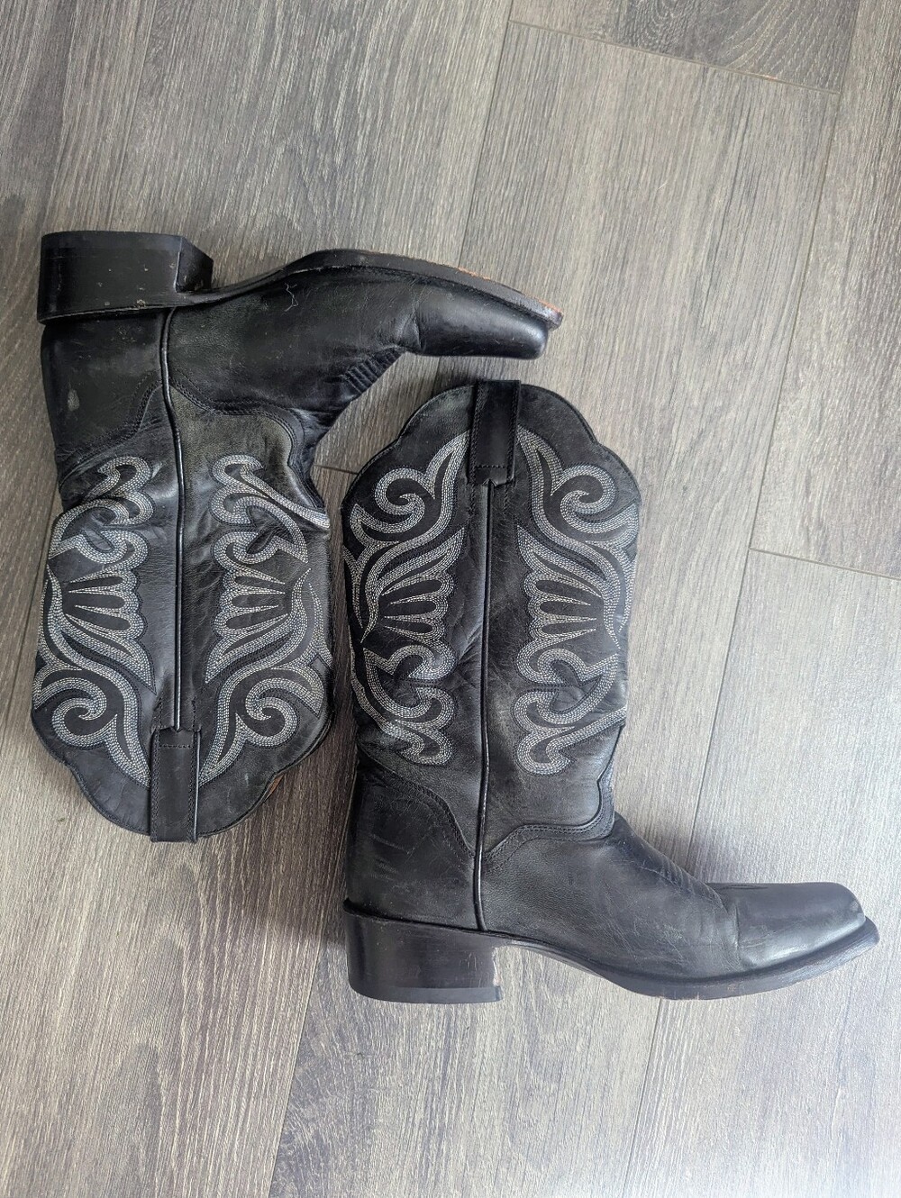 J.B. Dillon Women's Leather Cowboy Boots